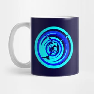 Seagulls Swirl Mandala Mug